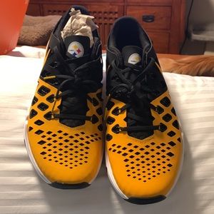 Closet find.   Steelers themed shoes by Nike
